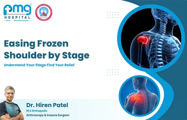 Easing Frozen Shoulder by Stage - arthroscopic treatment by Dr. Hiren Patel at PMG Hospital, Ahmedabad