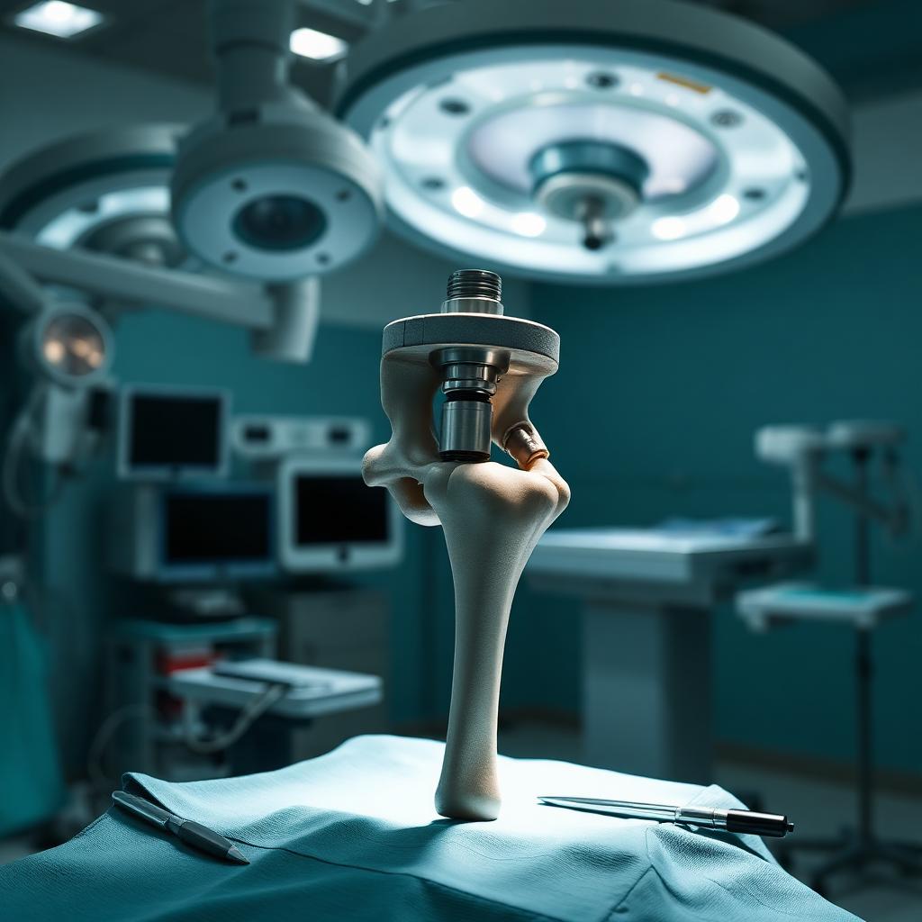 Partial hip replacement (hemiarthroplasty) implant components